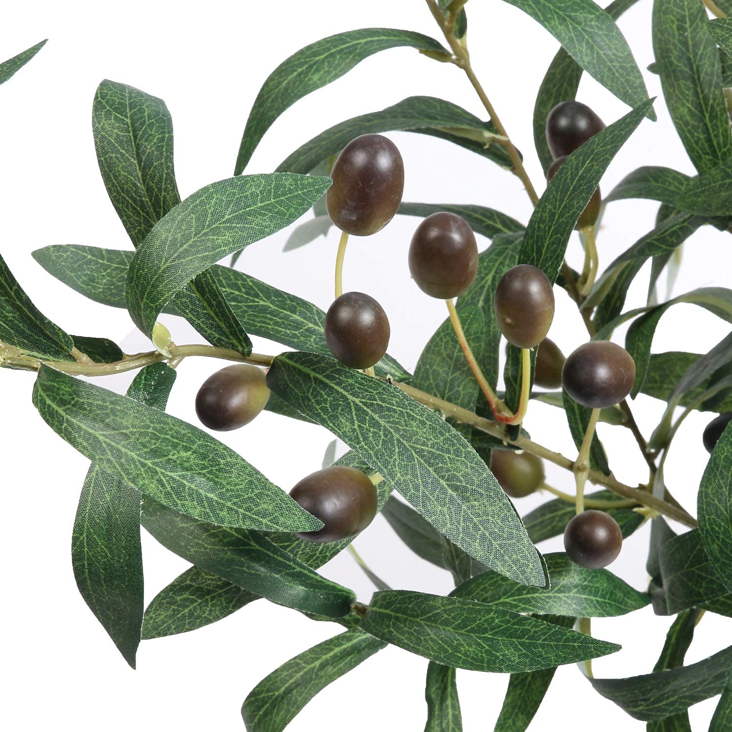 SHACOS 4 PCS Artificial Olive Branches with Olives and 8 Inches Trivets for Hot Dishes - Image 8