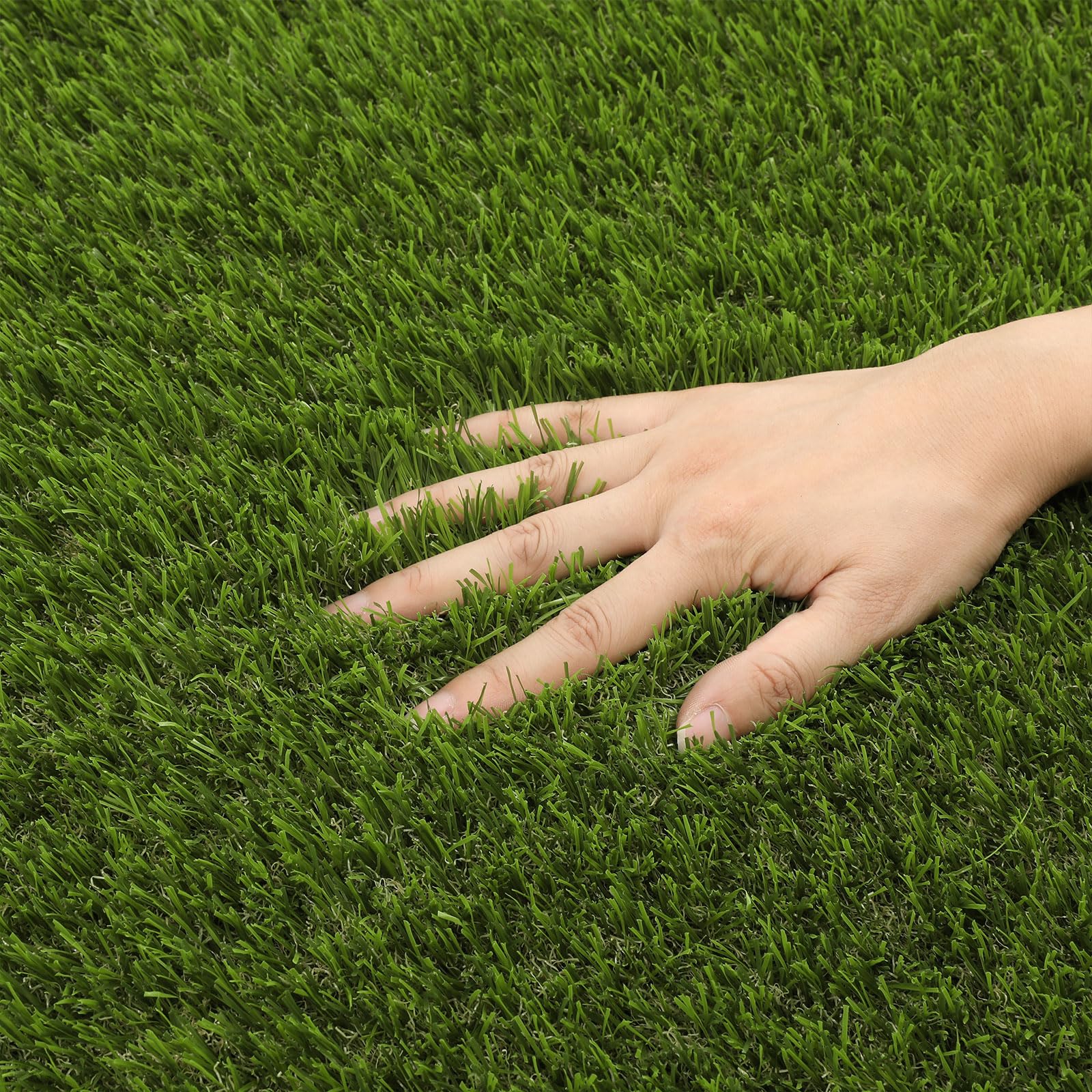 SHACOS Artificial Grass Pad for Dogs 20x25 inches Dog Pee Grass Potty Training Pads for Puppies Replacement Turf Reusable Dog Training Mat with Drainage Holes Outdoor Rug Patio Lawn Decoration - Image 6